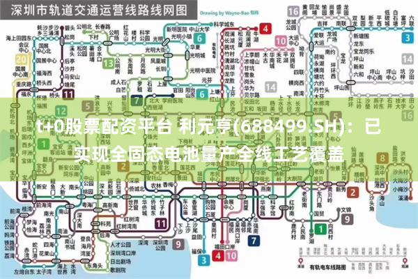 t+0股票配资平台 利元亨(688499.SH)：已实现全固态电池量产全线工艺覆盖