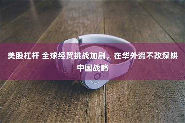 美股杠杆 全球经贸挑战加剧，在华外资不改深耕中国战略