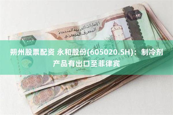 朔州股票配资 永和股份(605020.SH)：制冷剂产品有出口至菲律宾